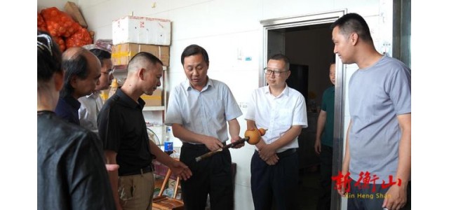 戴新賢在縣民族樂(lè)器制作協(xié)會(huì)調(diào)研時(shí)強(qiáng)調(diào)，振興民族樂(lè)器產(chǎn)業(yè)奏響了衡山發(fā)展的最強(qiáng)音。